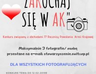 77. rocznica AK - obchody i konkursy
