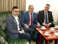 Władze powiatu kieleckiego u prezydenta Kielc