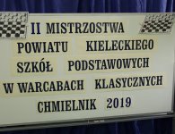 II Mistrzostwa Powiatu Kieleckiego Szkół Podstawowych w Warcabach Klasycznych