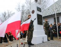 Uroczystości ku czci Zołnierzy wykletych na cmentarzu Kielce Piaski