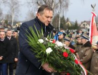 Uroczystości ku czci Zołnierzy wykletych na cmentarzu Kielce Piaski