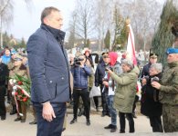Uroczystości ku czci Zołnierzy wykletych na cmentarzu Kielce Piaski