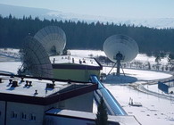 Centrum satelitarne w Psarach. Gmina Bodzentyn