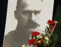 Piłsudski i Szermatowski w Bodzentynie