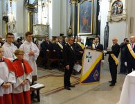 Rycerze Kolumba z Chmielnika nowym sztandarem