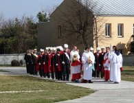 Rycerze Kolumba z Chmielnika nowym sztandarem