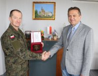 Podziękowania od wojska dla starosty