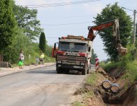 Gorąco na drogach powiatowych