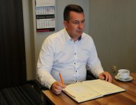 Rozmowy w sprawie drogi powiatowej w miejscowości Janów. 