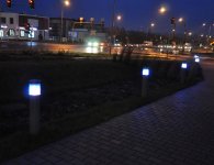 Podświetlony na niebiesko
