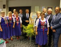 Konferencja w sprawie dożynek Powiatu Kieleckiego i Gminy Mniów