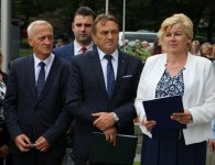 Otwarcie Powiatowego Zespołu Szkół w Łopusznie