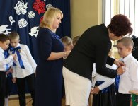 Ślubowanie pierwszaków w Kajetanowie