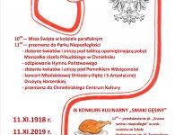 Święto Niepodległości w gminach powiatu kieleckiego 
