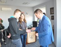 Wizyta uczniów z Chmielnika w Starostwie Powaitowym w Kielcach