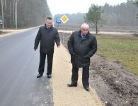 Odbiory dróg powiatowych w gminach Chęciny i Sitkówka - Nowiny. 