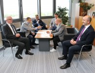 Spotkanie z Zarządu Powiatu w posłem Mariuszem Goskiem 