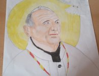 Konkurs wiedzy o Janie Pawle II - prace plastyczne do lat 12