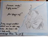 Konkurs wiedzy o Janie Pawle II - prace plastyczne do lat 12