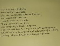Konkurs wiedzy o Janie Pawle II - wiersze do lat 12
