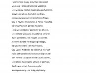 Konkurs wiedzy o Janie Pawle II - wiersze do lat 12