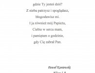 Konkurs wiedzy o Janie Pawle II - wiersze do lat 12