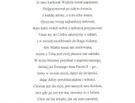 Konkurs wiedzy o Janie Pawle II - wiersze do lat 12