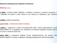 Na sesji o składowisku odpadów w Nowinach - prezentacja