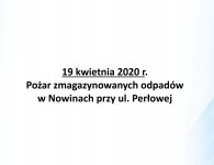 Na sesji o składowisku odpadów w Nowinach - prezentacja