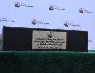 Podpisanie aktu erekcyjnego i wmurowanie kamienia węgielnego pod budowę żłobka w gminie Miedziana Góra.
