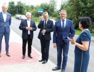 Odbiór dróg w Zagnańsku i Mniowie