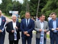 Odbiór dróg w Zagnańsku i Mniowie