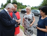 Odbiór dróg w Zagnańsku i Mniowie