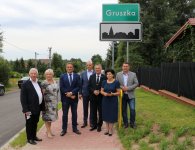Odbiór dróg w Zagnańsku i Mniowie