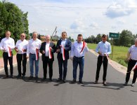 Odbiór dróg w Zagnańsku i Mniowie