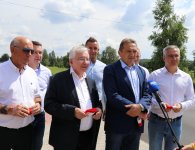 Odbiór dróg w Zagnańsku i Mniowie