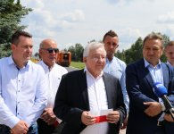 Odbiór dróg w Zagnańsku i Mniowie