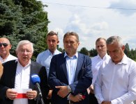Odbiór dróg w Zagnańsku i Mniowie