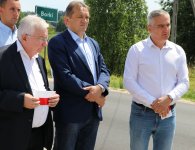 Odbiór dróg w Zagnańsku i Mniowie