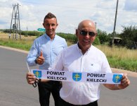 Odbiór dróg w Zagnańsku i Mniowie