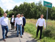 Odbiór dróg w Zagnańsku i Mniowie