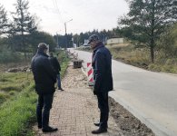 Dobre tempo prac na drogach w Kaniowie