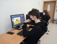 Zajęcia praktyczne w PZS w Łopusznie - technik reklamy