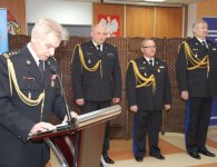 Pożegnanie wojewódzkich komendantów straży