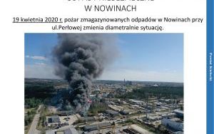Działania na terenie pogorzeliska w Nowinach  (9)