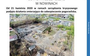 Działania na terenie pogorzeliska w Nowinach  (2)