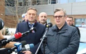 Uroczyste przekazanie nowych radiowozów (1)