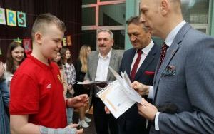 Starosta kielecki Mirosław Gębski spotkał się z uczestnikami międzynarodowego projektu Erasmus + (3)