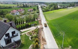 Zaawansowane prace drogowe w Chęcinach (2)