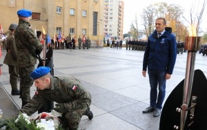 Uroczystości odsłonięcia tablicy upamiętniającej żołnierzy 2 Pułku Artylerii Lekkiej Legionów (4)